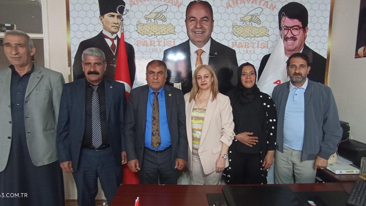 ANAP MKYK ÜYESİ TAŞKIN’DAN İL BAŞKANLIĞI’NA ZIYARET