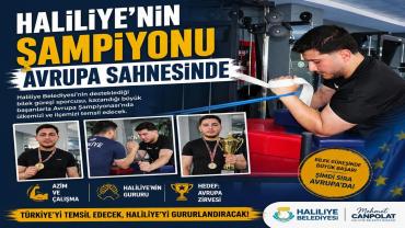 HALİLİYE’NİN ŞAMPİYONU AVRUPA SAHNESİNDE