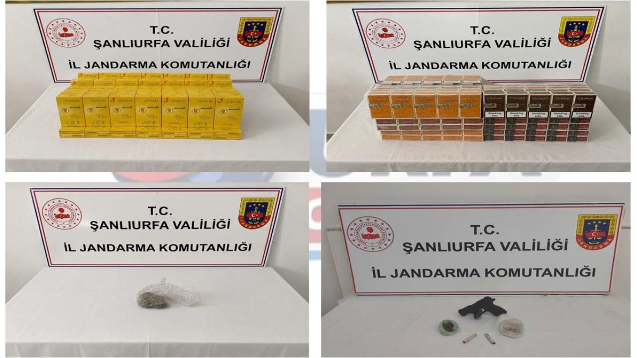 Birecik ve Suruç'ta Suçlulara Geçit Yok! Uyuşturucu, Silah ve Kaçak Ürün Ele Geçirildi
